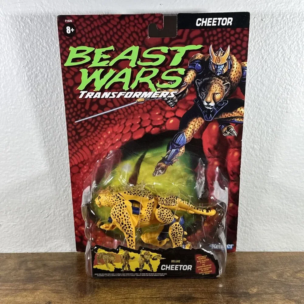 Transformers Beast Wars Deluxe Cheetor Action Figure Reissue Kenner New Sealed